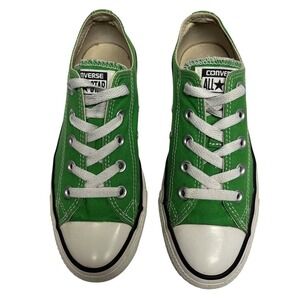 Converse All Star Sneakers Shoes Women's Size 6, Mens 4 - Green Canvas - Low Top
